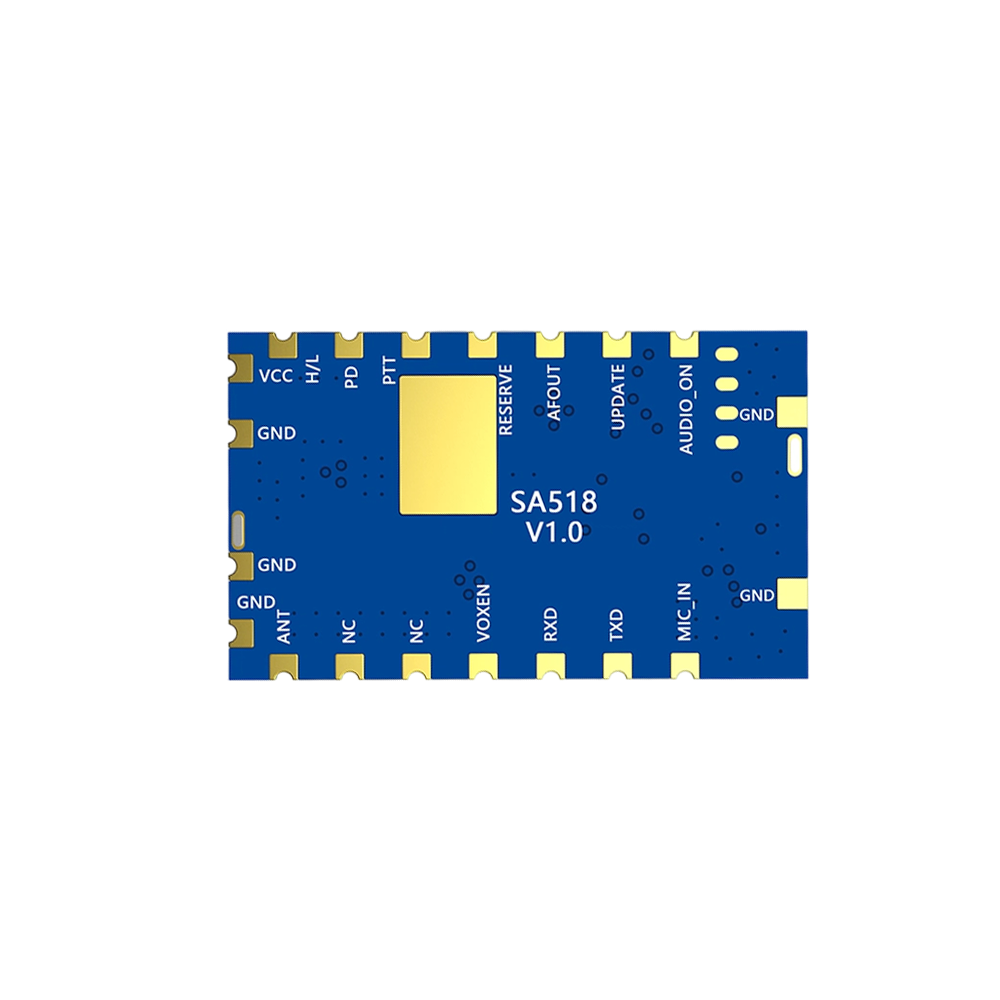 SA518 UV雙頻無線數(shù)據(jù)語音對講模塊